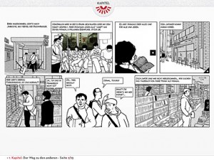 Anne Frank im Land der Mangas – App Screenshot