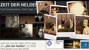 Screenshot "Zeit der Helden", Preisträger beim Grimme-Preis 2014.