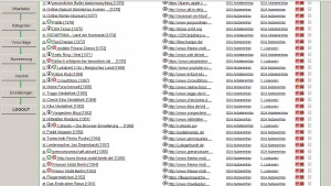 Auszug aus der Datenbank der eingegangenen Vorschläge.