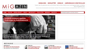 Screenshot des "Migazin"