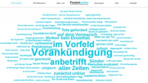 Screenshot "Floskelwolke"