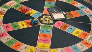 "Trivial Pursuit" Spielbrett