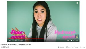 Screenshot: Video über Zahnpasta von "maiLab"