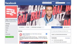 Screenshot: Facebook-Seite "Jäger & Sammler"