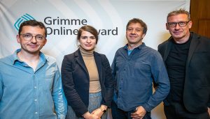 Nominierte von links nach rechts: David Ohrndorf , Michelle Blum, Stefan Domke, Thomas Hallet