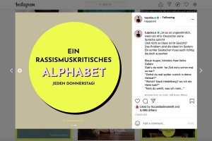 Screenshot "Tupoka Ogette auf Instagram"
