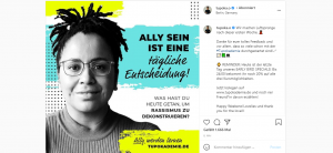 Screenshot "Tupoka Ogette auf Instagram"