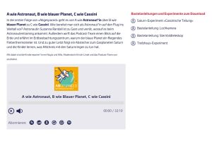 Screenshot "Abgespaced – Der Weltraum von A bis Z"