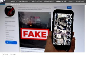 Screenshot der Website #Faktenfuchs vom BR