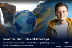 Screenshot des Angebots "Science for Future"