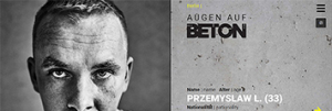 Screenshot “Augen auf Beton”