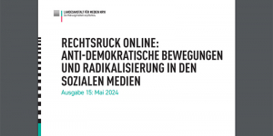 Screenshot des Forschungsmonitors der Landesanstalt für Medien NRW