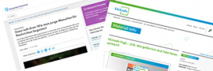 Screenshots der zwei besprochenen Websites