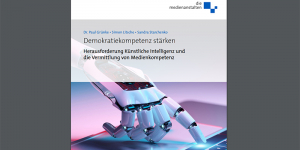 Screenshot der Publikation "Demokratiekompetenz stärken" der Medienanstalten.