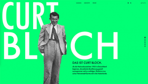 Screenshot der Website curt-bloch.com