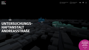 Screenshot der Website "Andreasstraße digital"