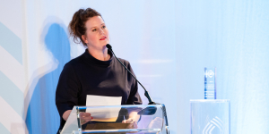 Preispatin Sarah Brasack; Foto: Mareen Meyer / Grimme-Institut