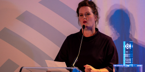 Sarah Brasack; Bild: Michael Schnell / Grimme-Institut