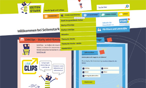 Screenshot der Website seitenstark.de