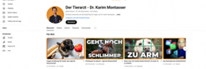 Screenshot des YouTube-Kanals "der Tierarzt – Dr. Karim Montasser"